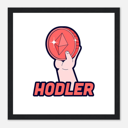 HODLER Framed Poster